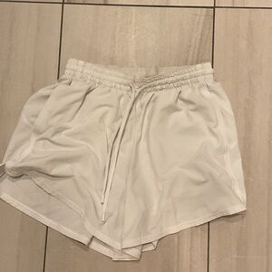 lululemon athletica White Women's Athletic Shorts with Drawstring